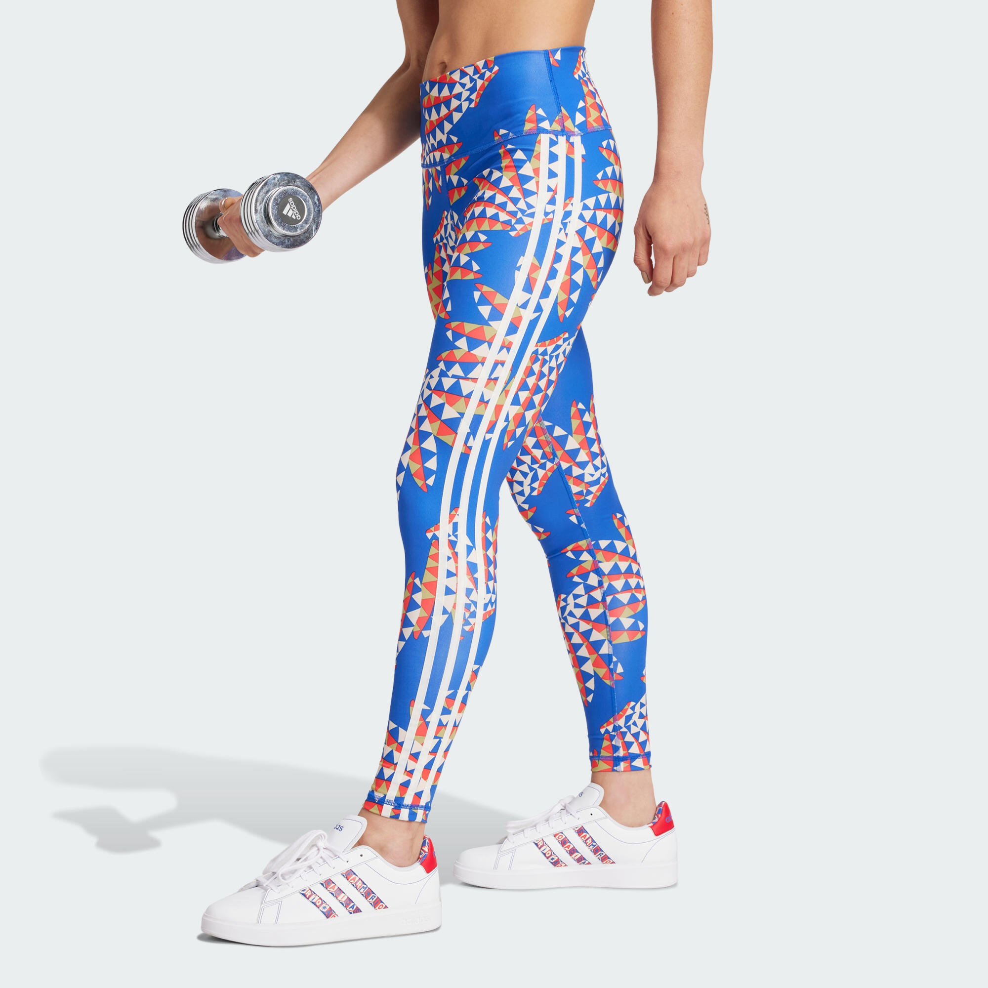 Colanti sport adidas albastru pentru femei