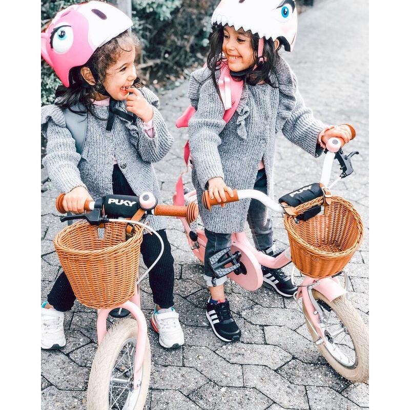 Capacete de bicicleta para crianças|Pónei Rosa|Crazy Safety |Certificado EN1078