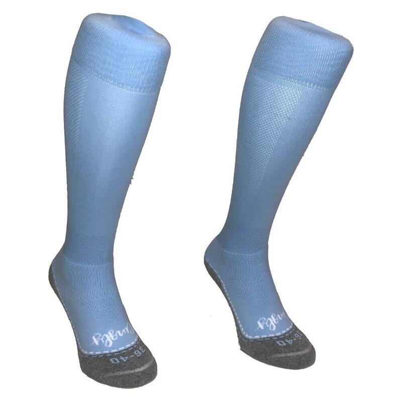 Hingly Lange sokken Effen Licht Blauw