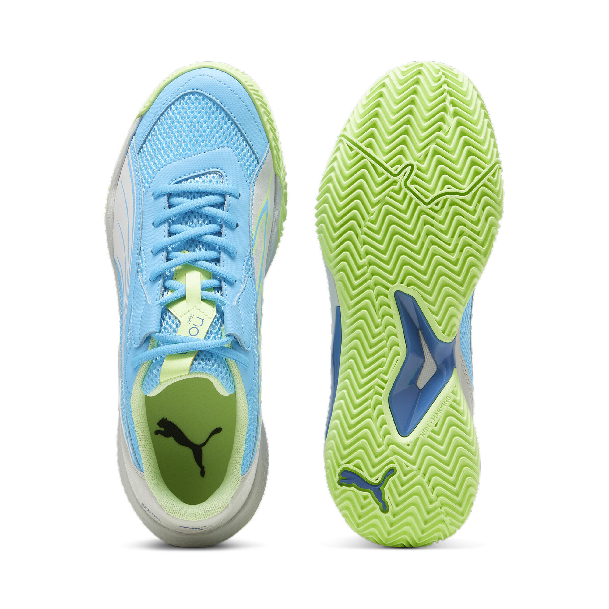 Calzado de pádel NOVA Court PUMA Luminous Blue White Glacial Gray 6/7