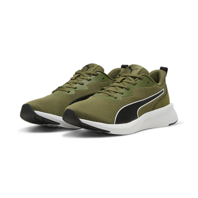 Flyer Lite Laufschuhe Erwachsene PUMA Olive Green White Black