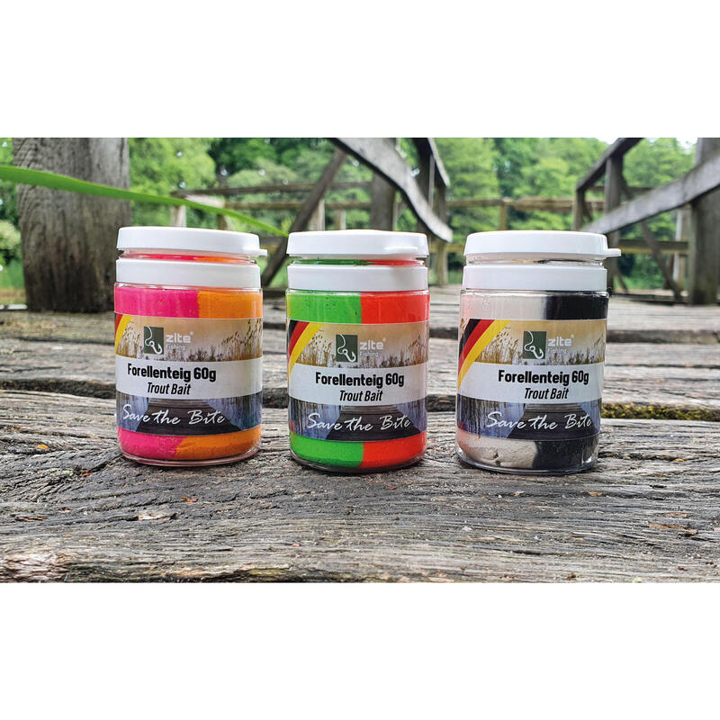 Forellenteig 6er Bundle - 6x60g Trout Bait Angelteig Set als Angelköder