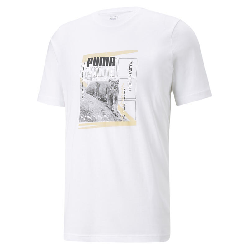 Koszulka sportowa męska Puma ART GRAPHIC z krótkim rękawem