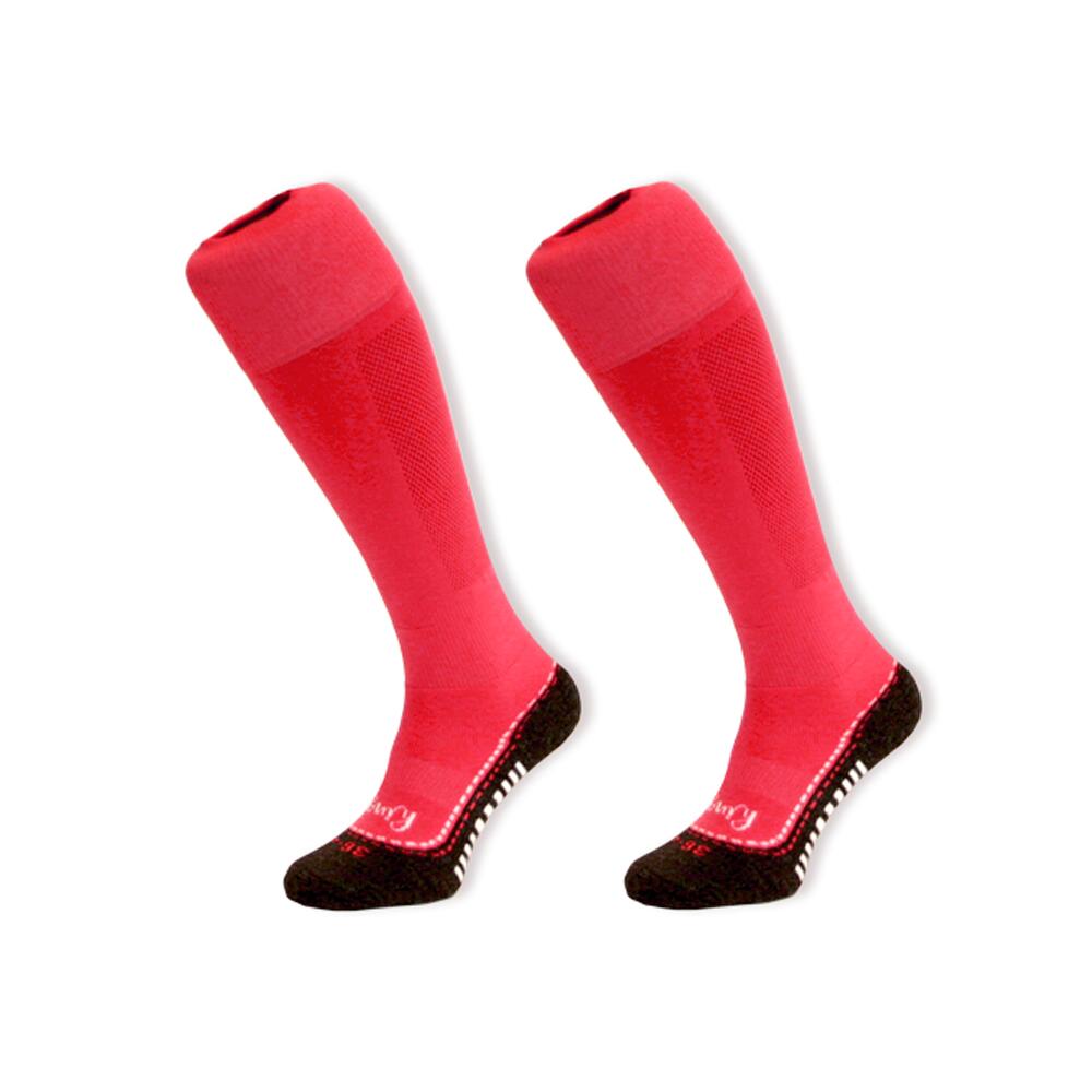 Hingly effen Lange sportsokken 2-pack Hot Pink 2/2