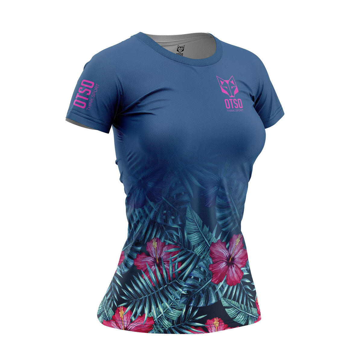 OTSO Magliette manica corta donna - Tropical Dark