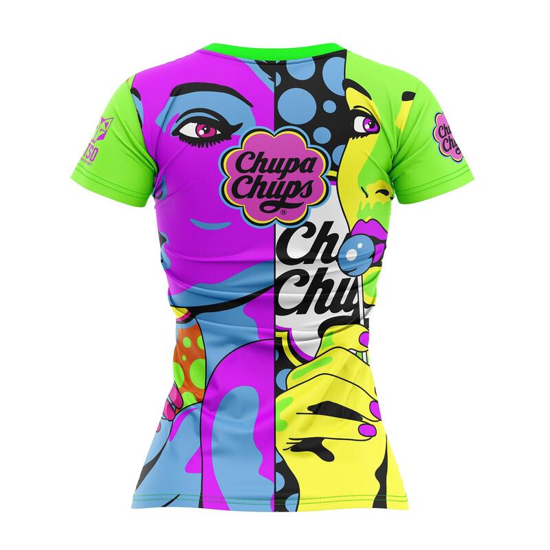 Camiseta manga corta mujer - Chupa Chups Warhool