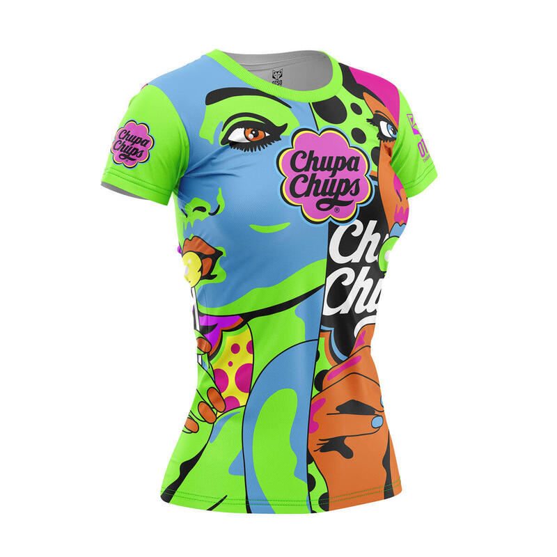 T-Shirt de manga curta Mulher OTSO - Chupa Chups Warhool