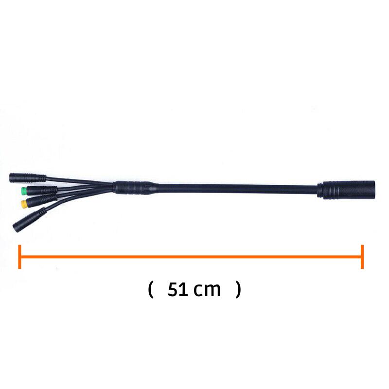 OZO Faisceau de câblage Principal pour Moteur pédalier Bafang BBS01, BBS01B, BBS 4/4