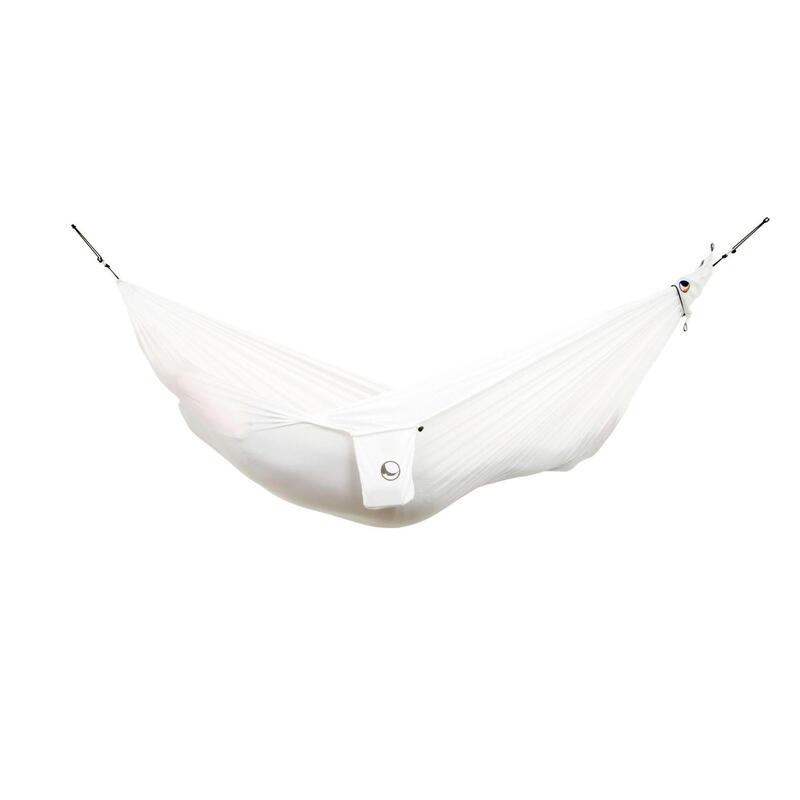 Hamac Compact blanc avec cordes