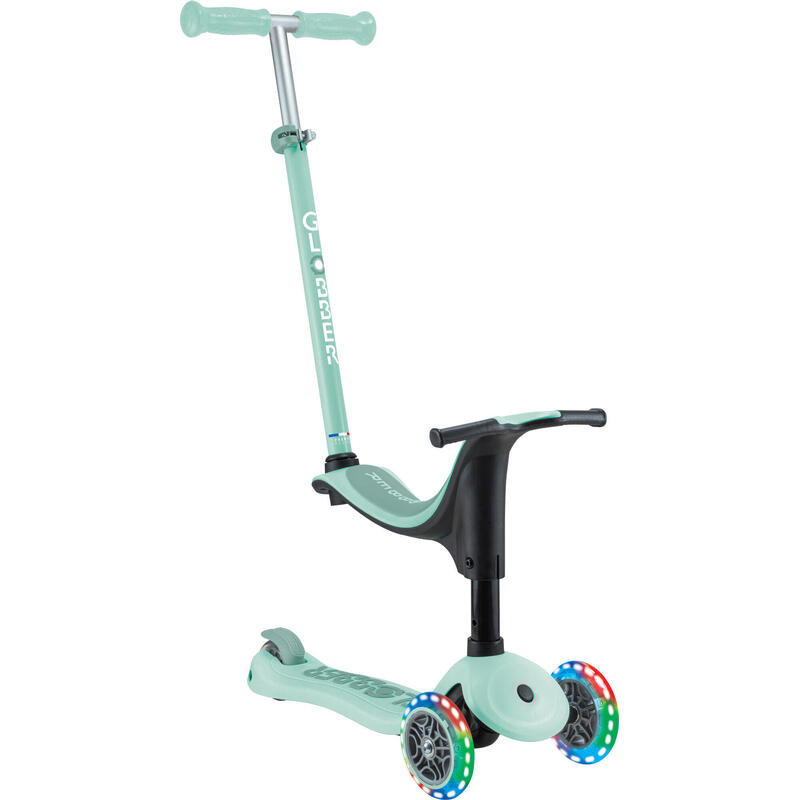 Scooter Laufrad / Dreirad  GO UP Sporty Lights  Mint-pistachio