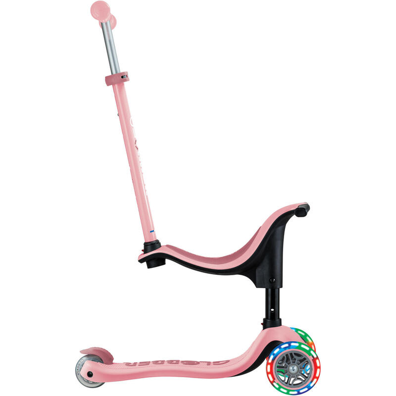 Trottinette évolutive GO-UP SPORTY LIGHTS - Rose pastel