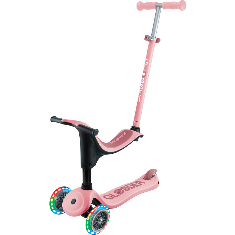 Trottinette évolutive GO-UP SPORTY LIGHTS - Rose pastel
