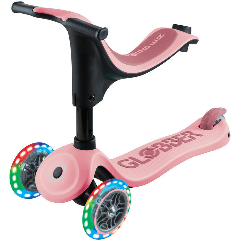 Trottinette évolutive GO-UP SPORTY LIGHTS - Rose pastel