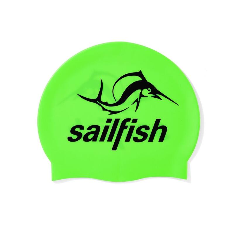 TOUCA DE BANHO DE SILICONE triathlon Verde Sailfish
