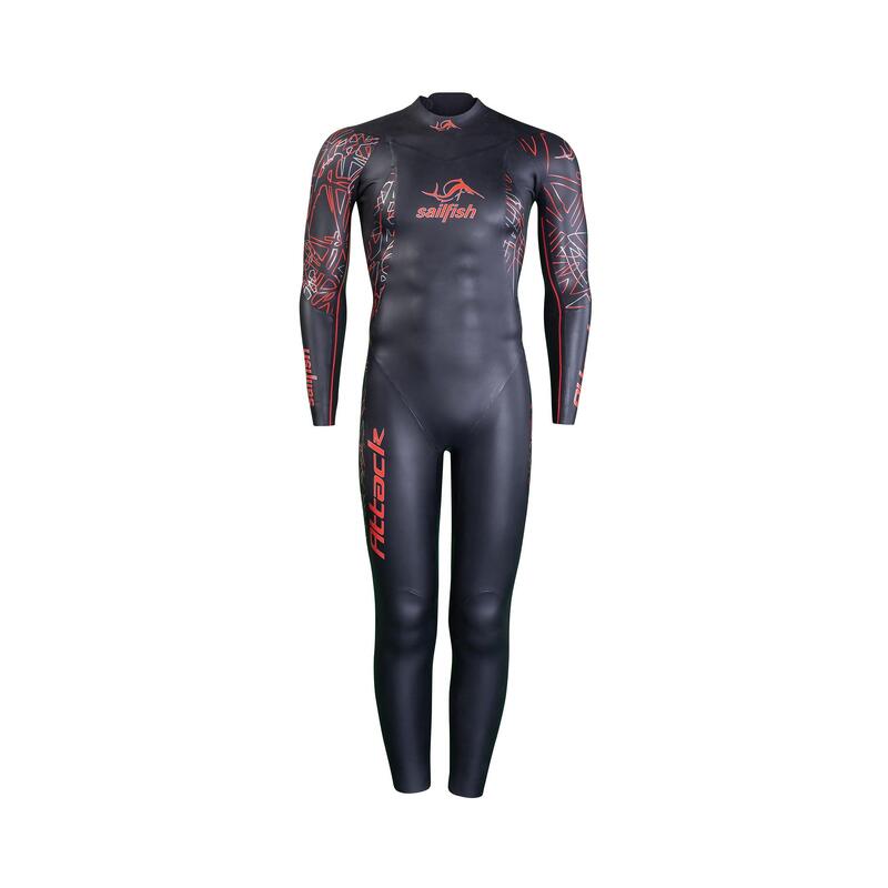 Traje de neopreno de una pieza para hombre, Attack 7, multicolor