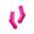 Adult Grip Socks - Vivid Pink