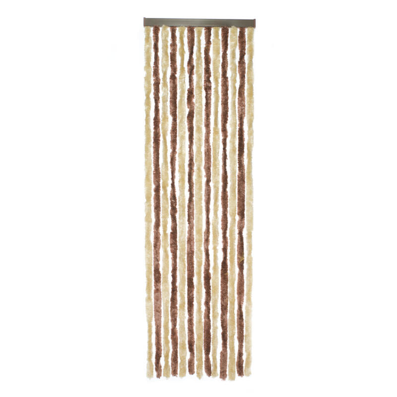 Travellife Chenille bruin/beige 56x185cm