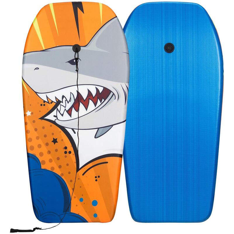 Placa surf Waimea Print II, albastru/portocaliu, uni