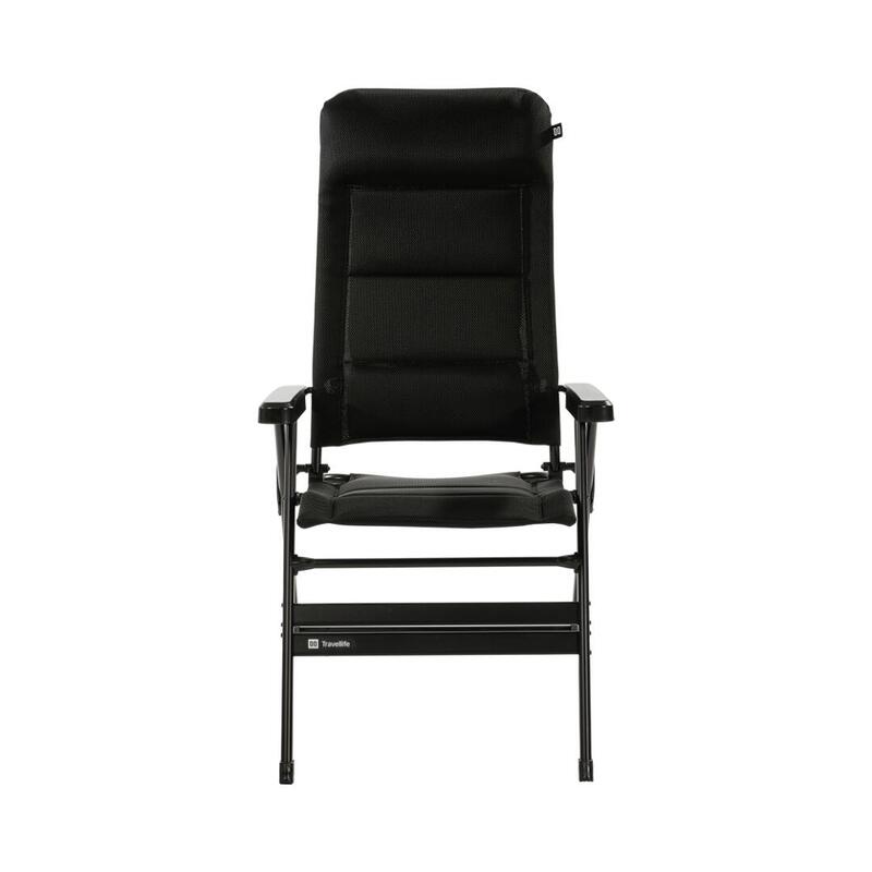 Travellife Barletta chaise réglable comfort XL black