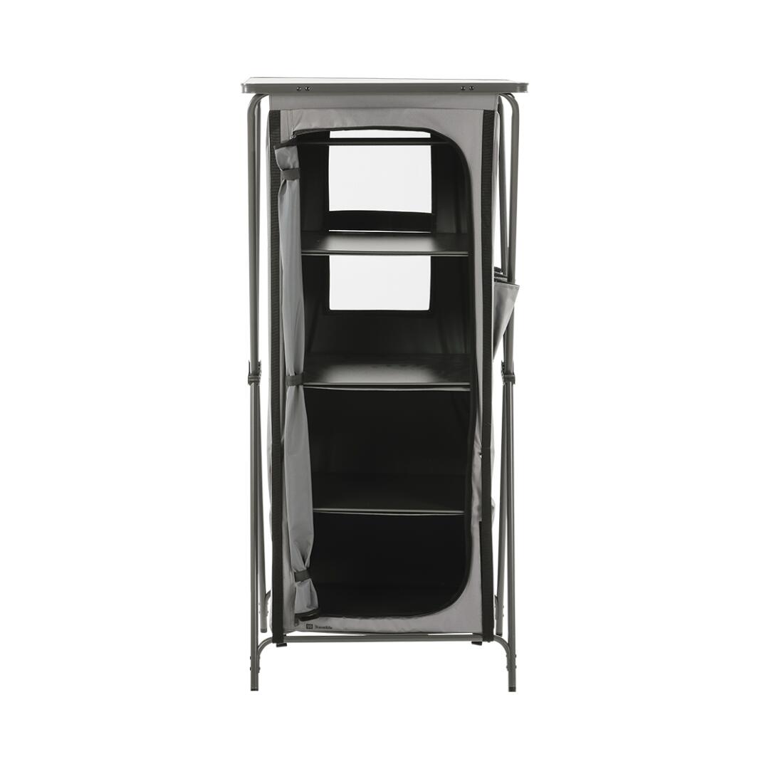 Travellife Toledo armoire de rangement pliable haute dark grey 4/6
