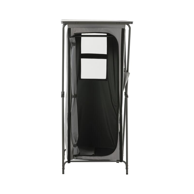 Travellife Toledo armoire de rangement pliable haute dark grey