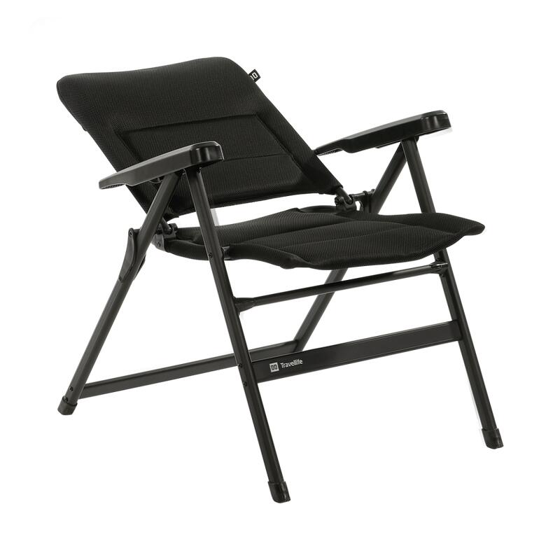 Travellife Barletta chaise réglable comfort M black