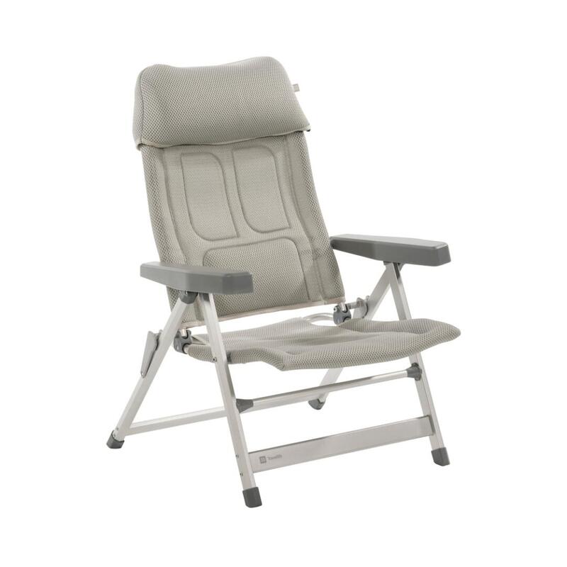 Travellife Lucca fauteuil réglable lounge cool grey