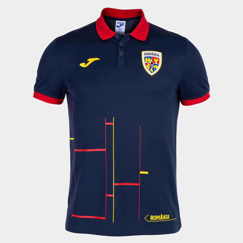 Tricou polo FRF Romania Free Time bleumarin 2XS