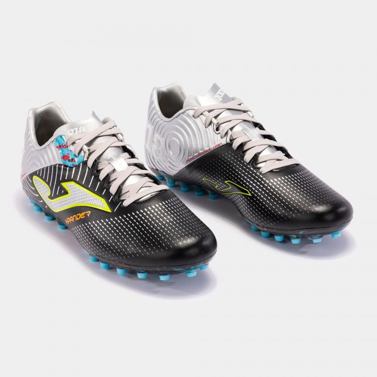 Ghete fotbal Joma Xpander 2331, teren sintetic, negru/argintiu, 40