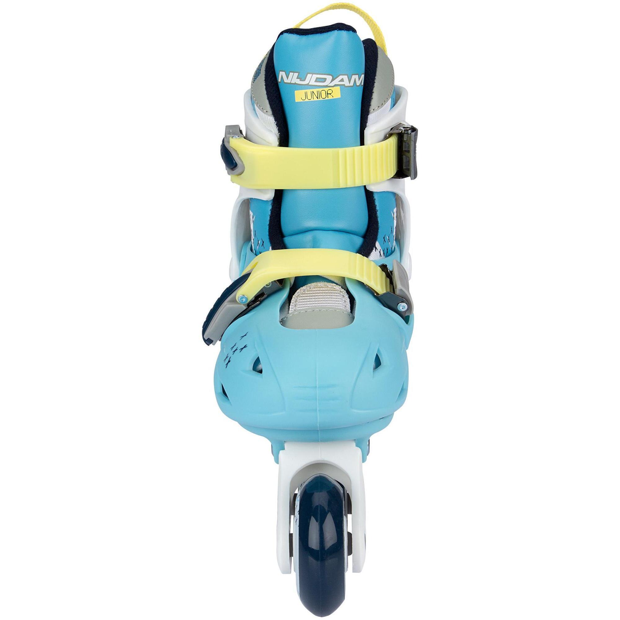 Role Reglabile Nijdam Sunny Blue, junior, Multicolor, 30-33