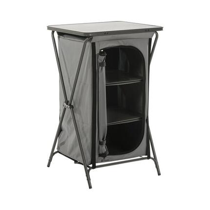 Travellife Toledo Schrank faltbar niedrig dark grey