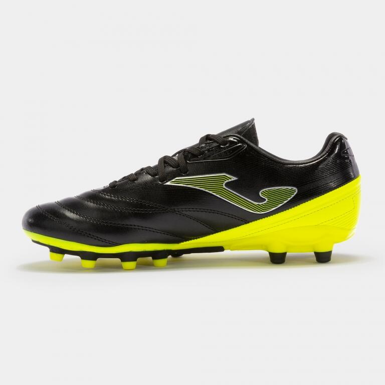 Ghete fotbal Joma NUMERO-10 2331 FIRM GROUND, negru/galben fluo, 45