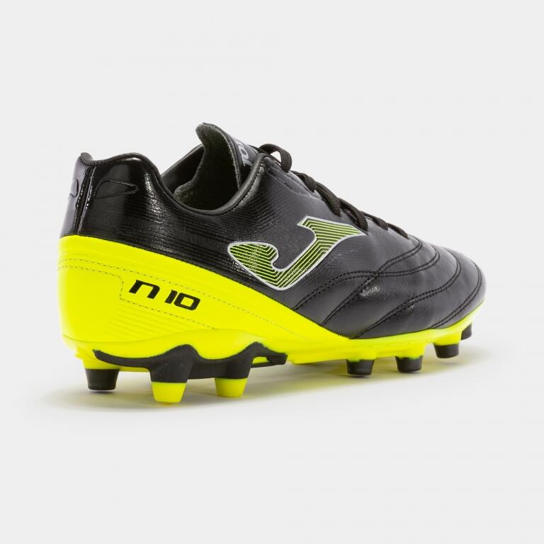 Ghete fotbal Joma NUMERO-10 2331 FIRM GROUND, negru/galben fluo, 45