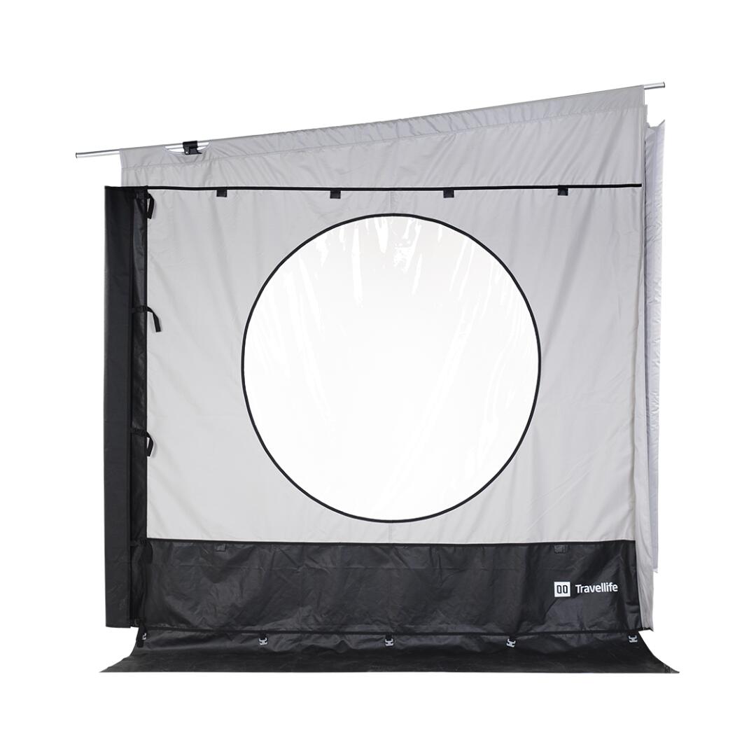 Travellife - Travellife Scala Panneau Latéral Universel M Avancée 2,50m - Auvent - Blanc|noir - No Size - Decathlon