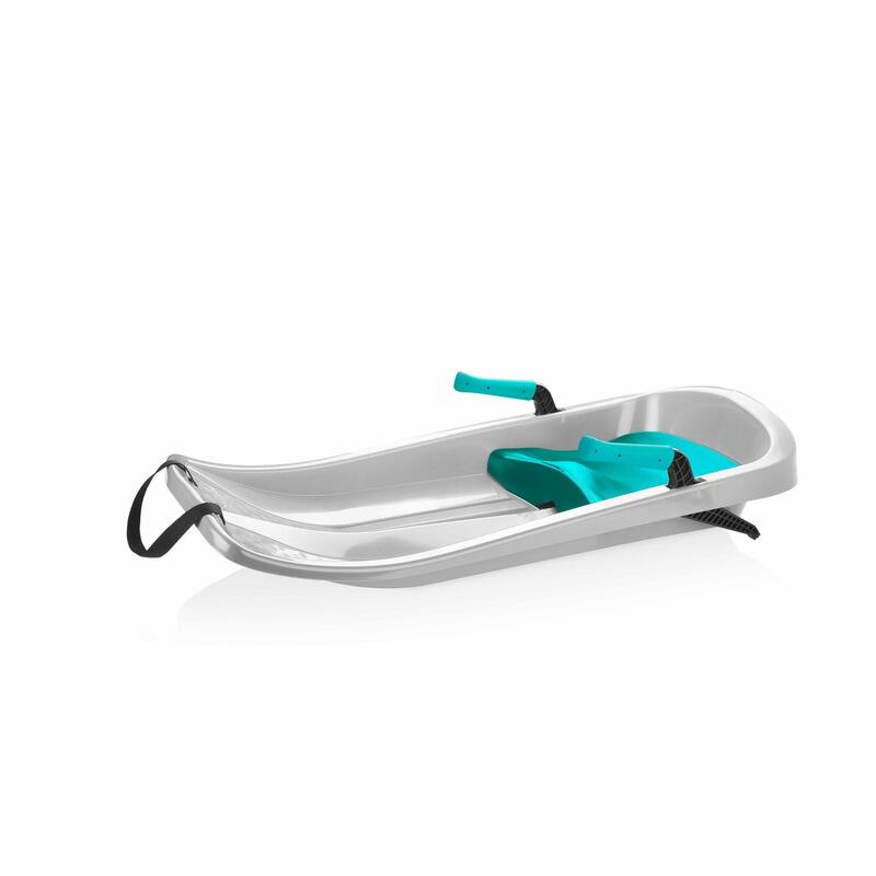Sanie Gizmoriders Tron, alb — scaun ergonomic, frâne