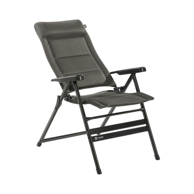 Travellife Barletta chaise réglable comfort XL dark grey