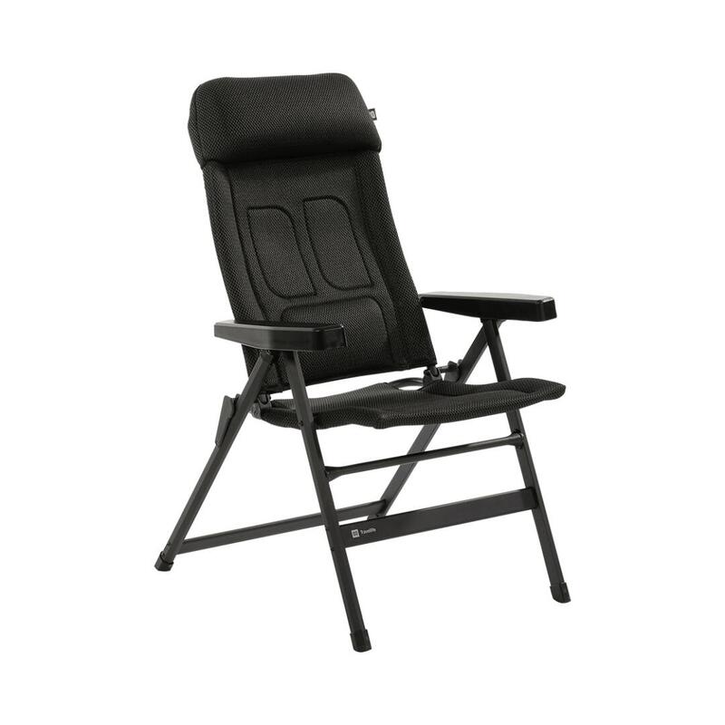 Travellife Lucca chaise réglable comfort true black