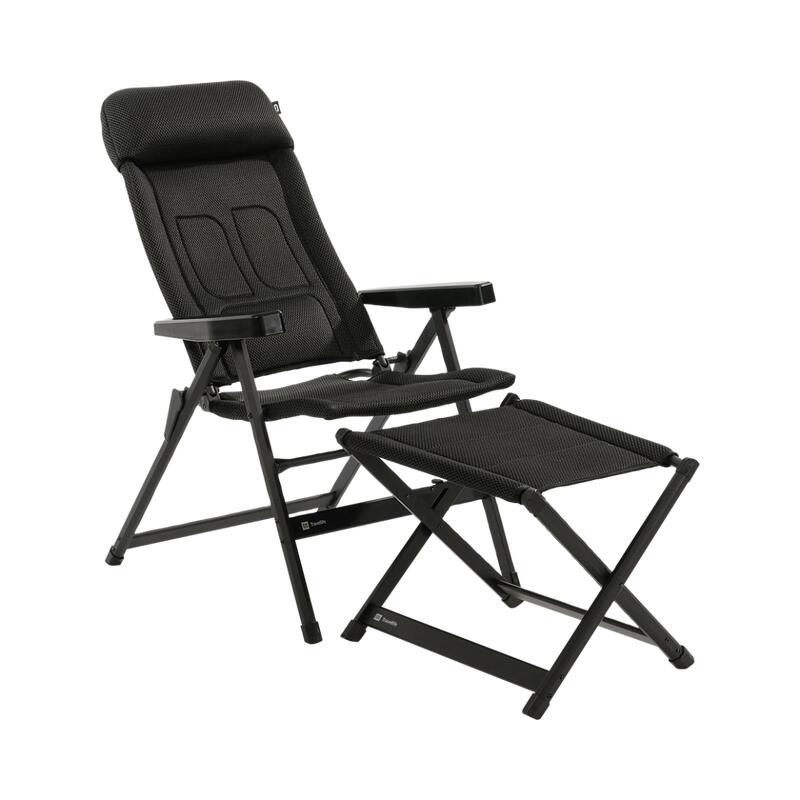 Travellife Lucca chaise réglable comfort true black