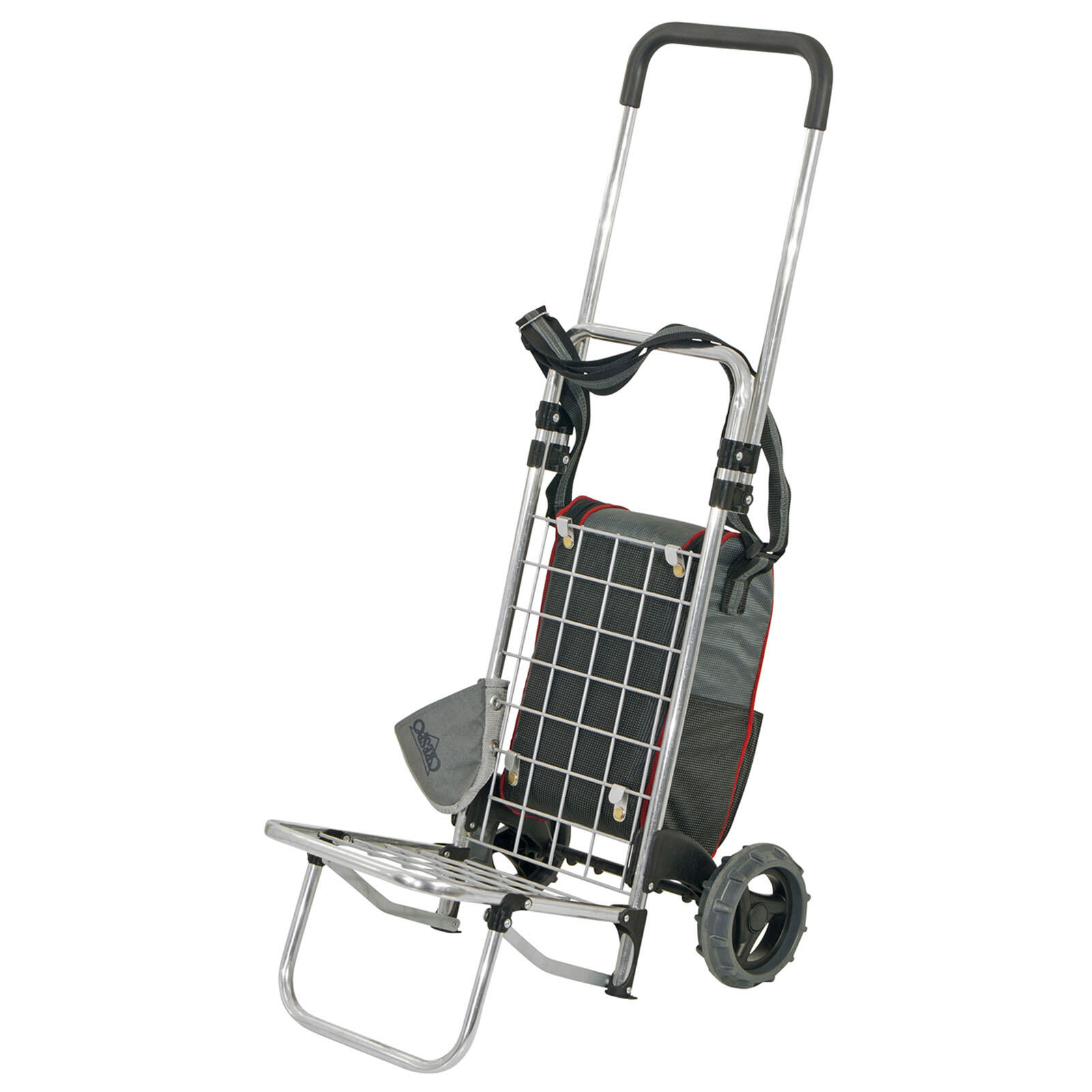 CRESPO Camping steekwagen Trolley Transportwagen Koeltas Opvouwbaar aluminium
