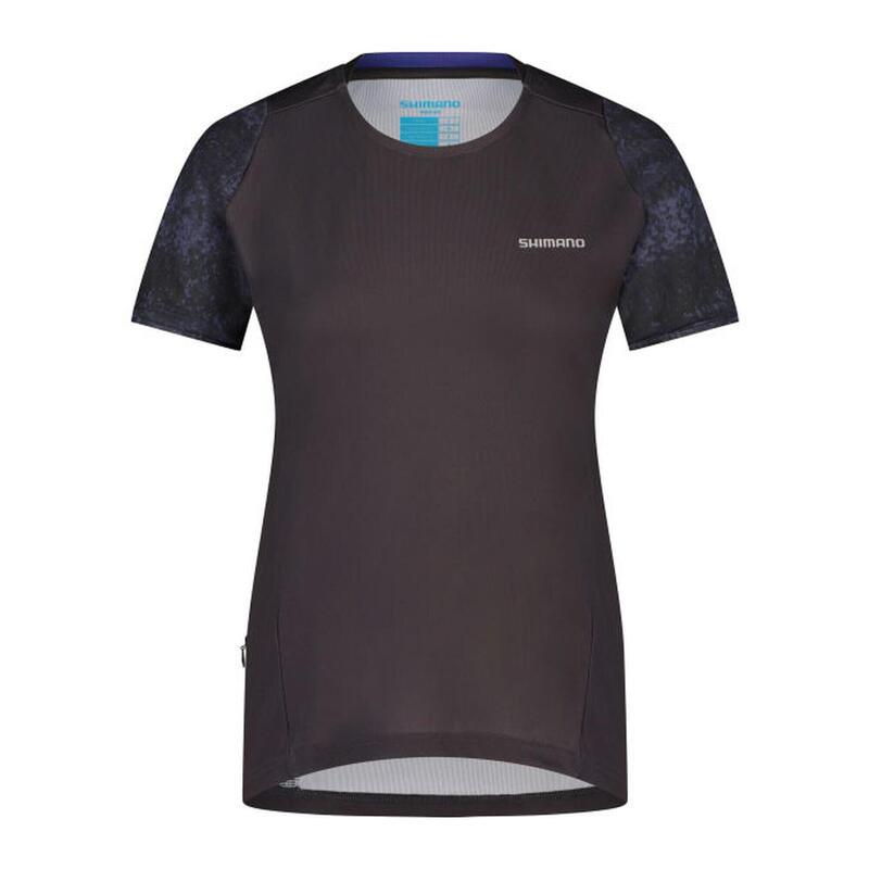 SHIMANO FORESTA Korte Mouw Jersey, grijs, voor dames