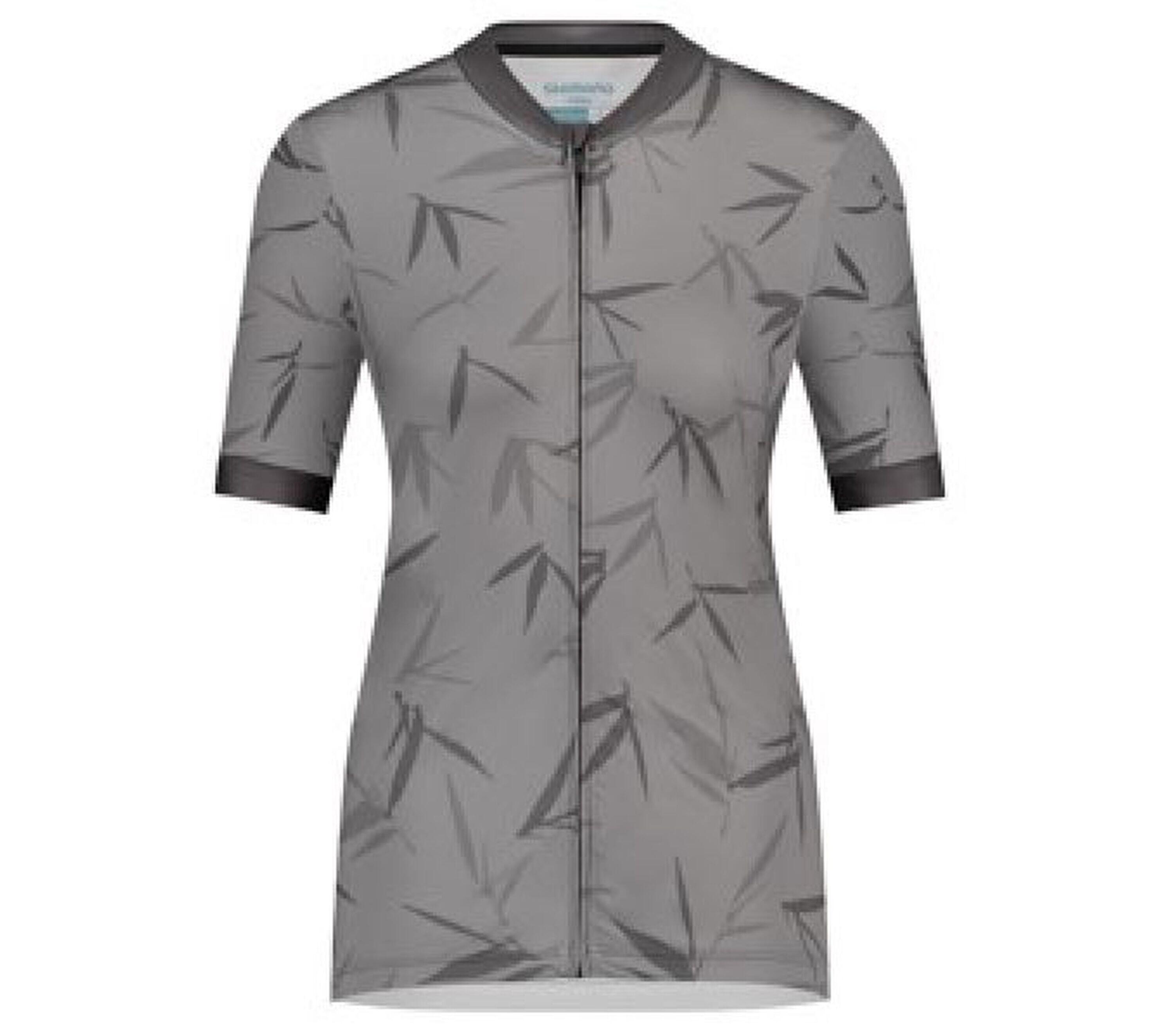 SHIMANO Maglia a maniche corte VELOCE Donna, Nero/Grigio