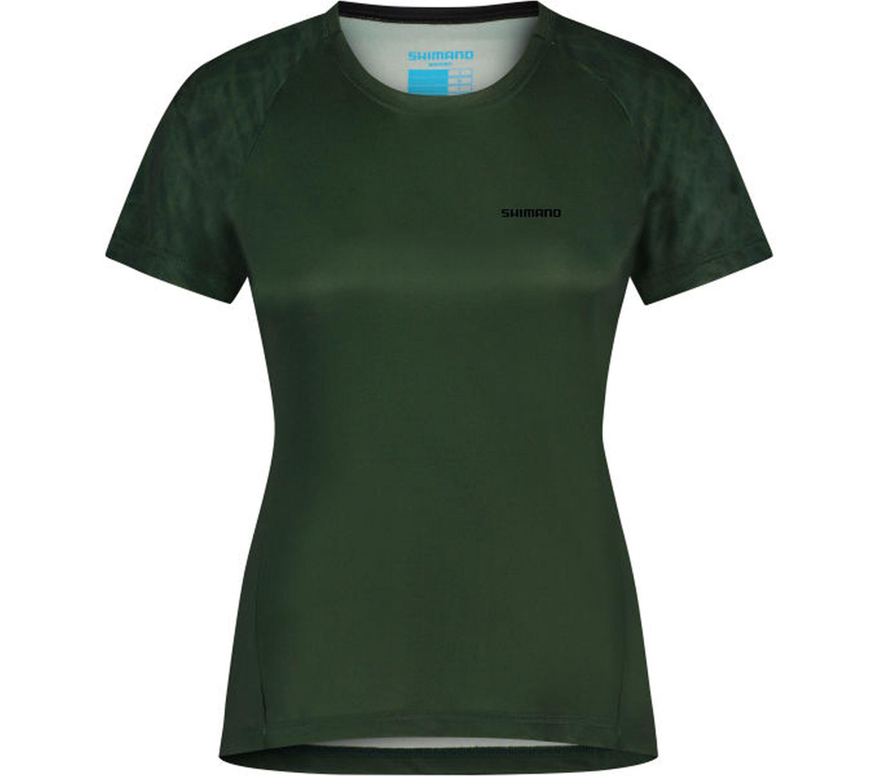 SHIMANO Maglia donna SENTIERO a maniche corte, verde