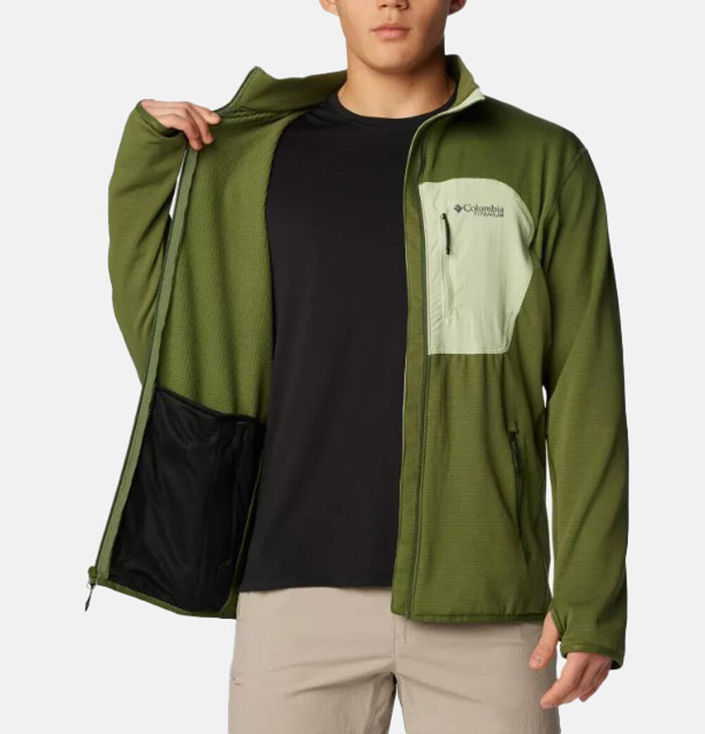 Triple Canyon Grid Fleece Full Zip 3/7