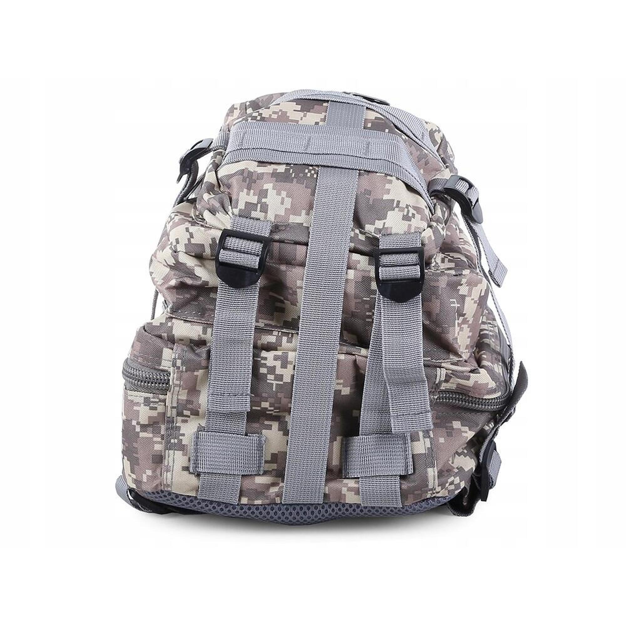 Tactische Militaire Rugzak Survival Camo 30 Liter PROX Decathlon