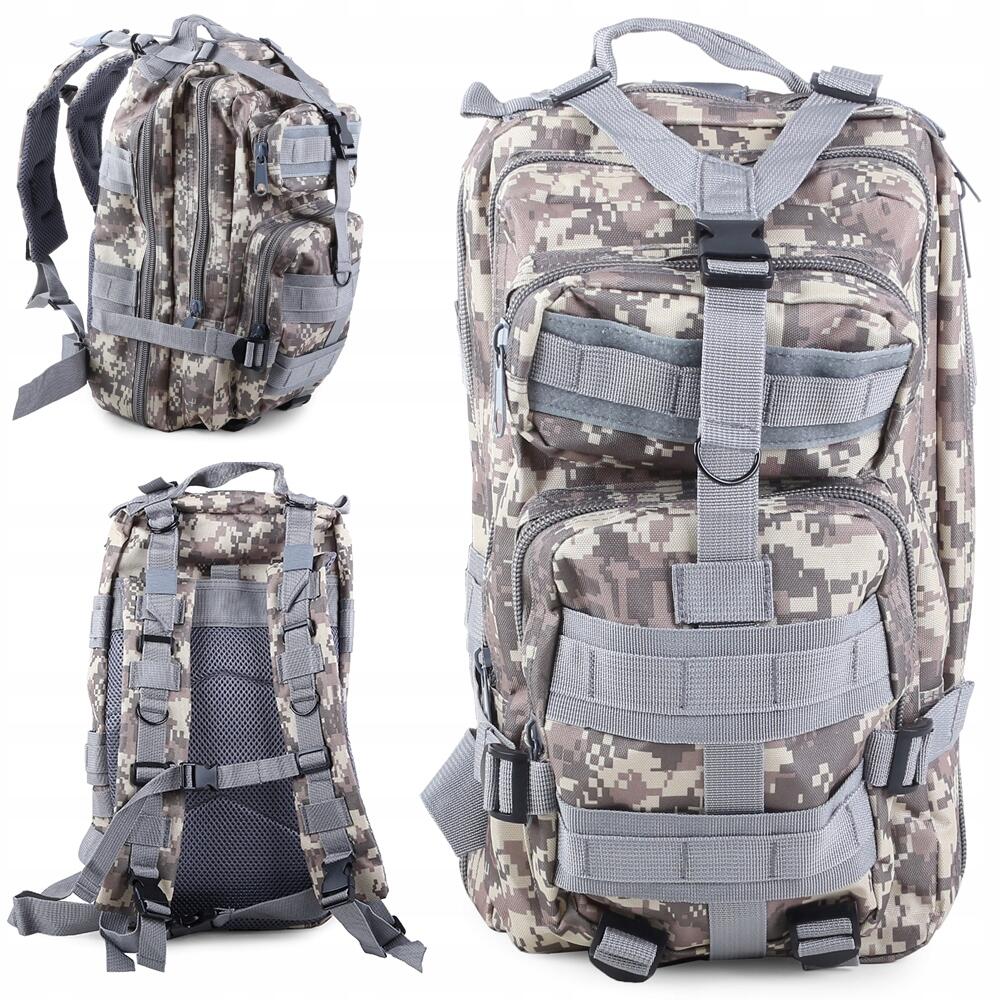 Prox - Sac À Dos Militaire Tactique Survie Digital Camo 30 Liter - Chest Pack - Marron|vert - Taille Unique - Decathlon