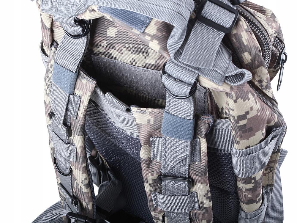 Sac à Dos Tactique 30L Camouflage – Randonnée Survie Voyage – Nylon Vert