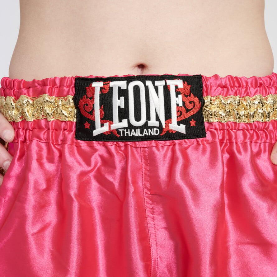 Pantalón Muay Thai Leone1947 KHAO LAK fucsia L 3/6