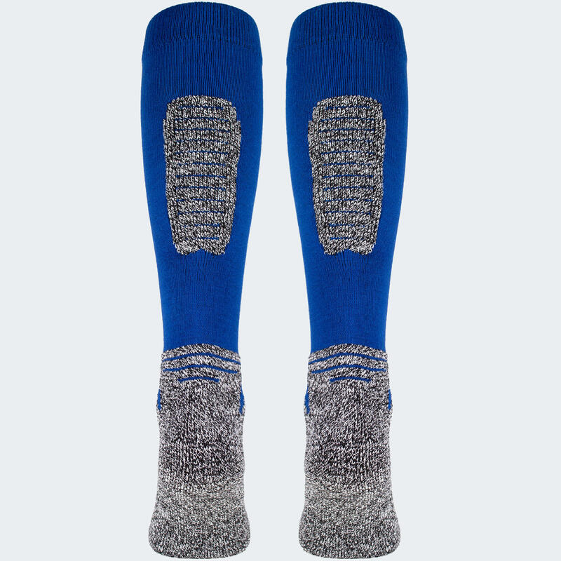 Meias de esqui 'snow' | meias funcionais almofadadas | mulher e homem | Azul