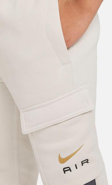 Pantalone ragazzo nike cargo - beige - cotone felpato 4/5