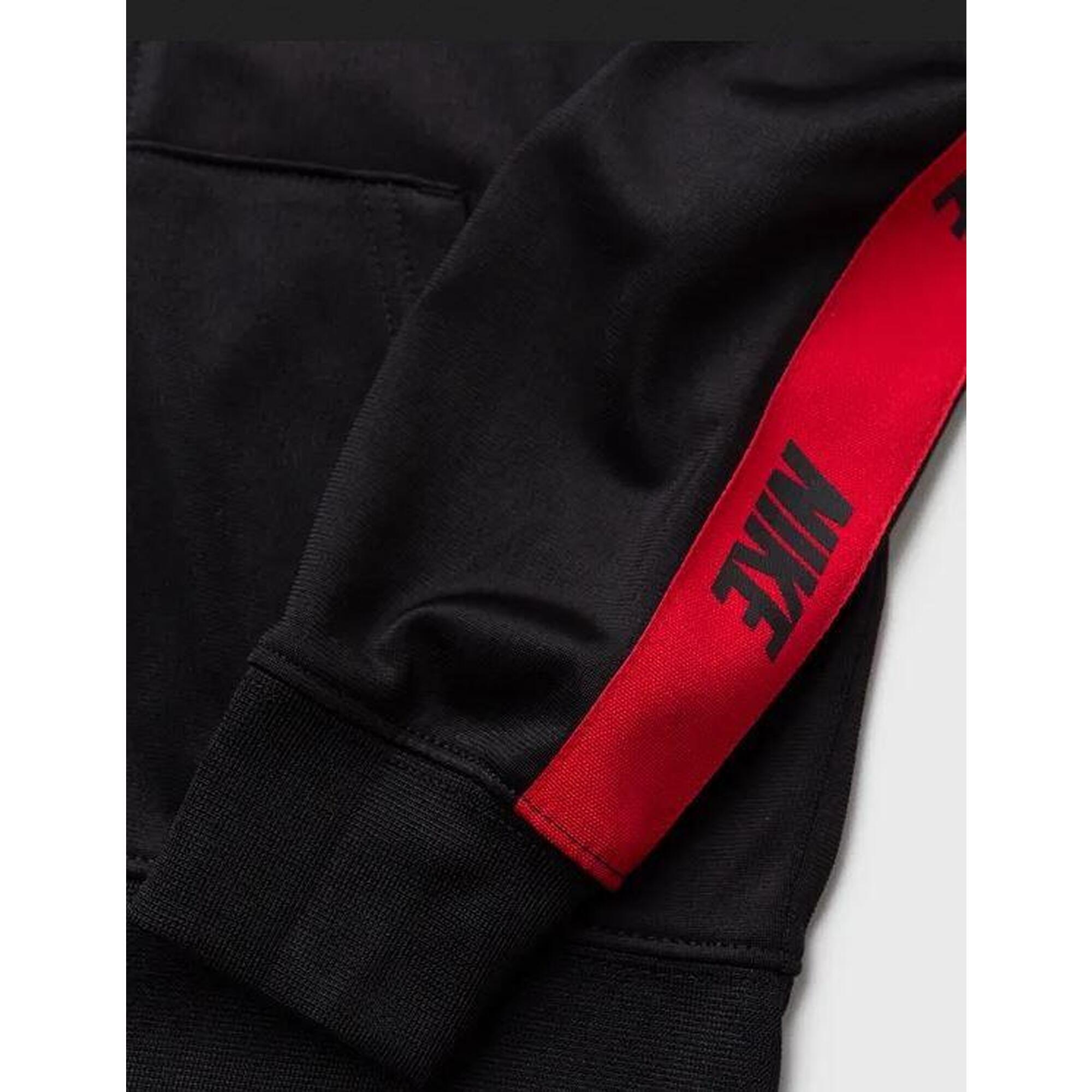 Tuta bambino nike sportswear logo - nero/rosso in poliestere